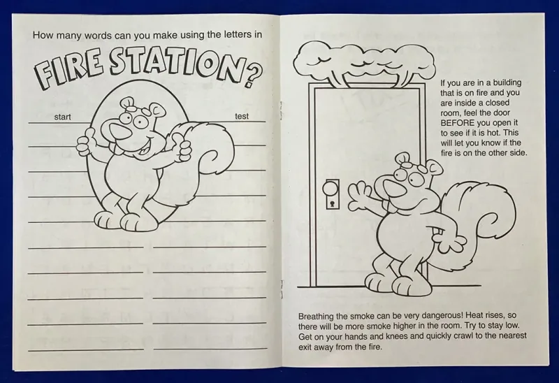 A Trip to the Fire Station Coloring & Activity Book β view 1