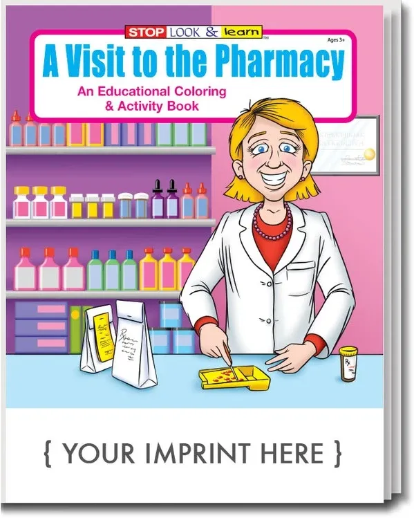 A Visit to the Pharmacy Coloring & Activity Book