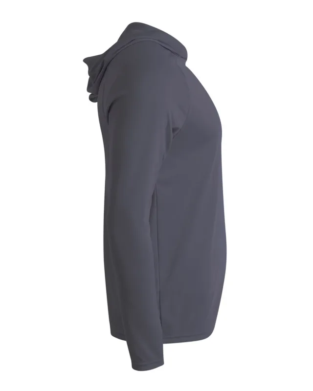 A4 Men's Cooling Performance Long-Sleeve Hooded T-shirt — view 21