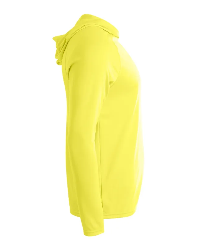 A4 Men's Cooling Performance Long-Sleeve Hooded T-shirt — view 27