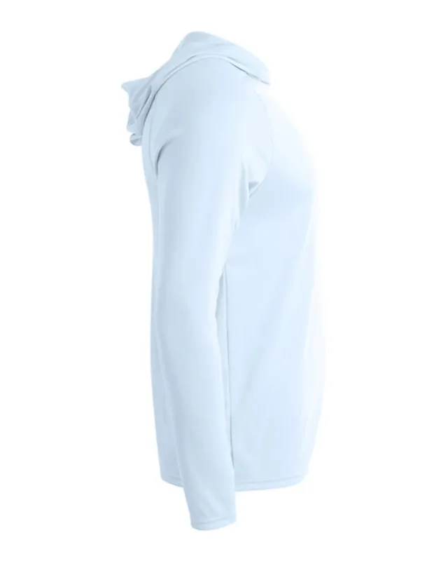 A4 Men's Cooling Performance Long-Sleeve Hooded T-shirt — view 33
