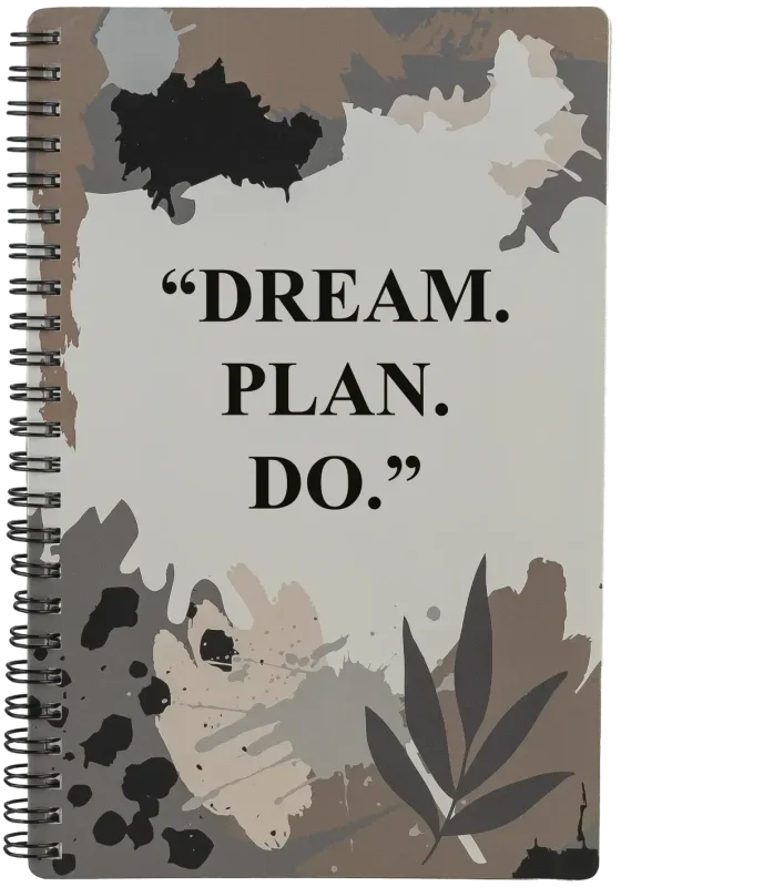 Abstract 8-1/4" X 5-1/2" Notebook — view 2
