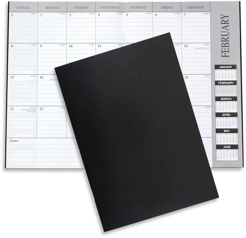 Personalized Academic Monthly Desk Planners - Leatherette (1607) — view 6