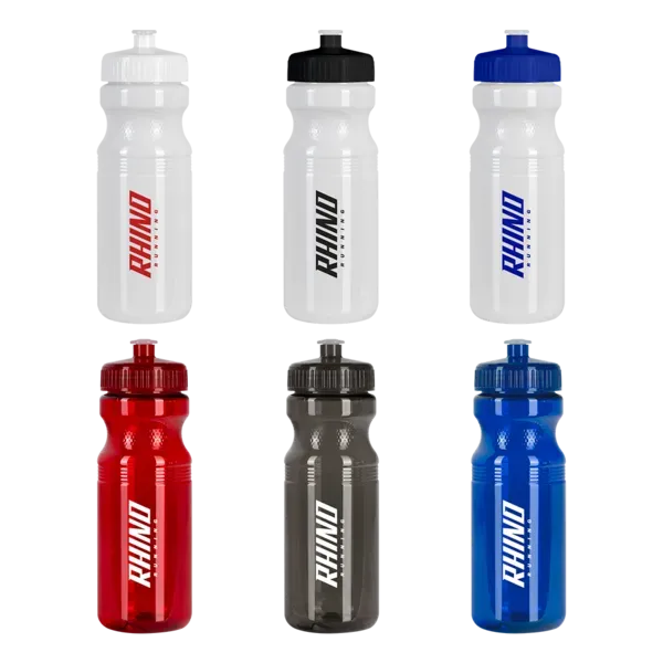 ACCONA 24 oz. PET Sports Bottle with Push/Pull Lid