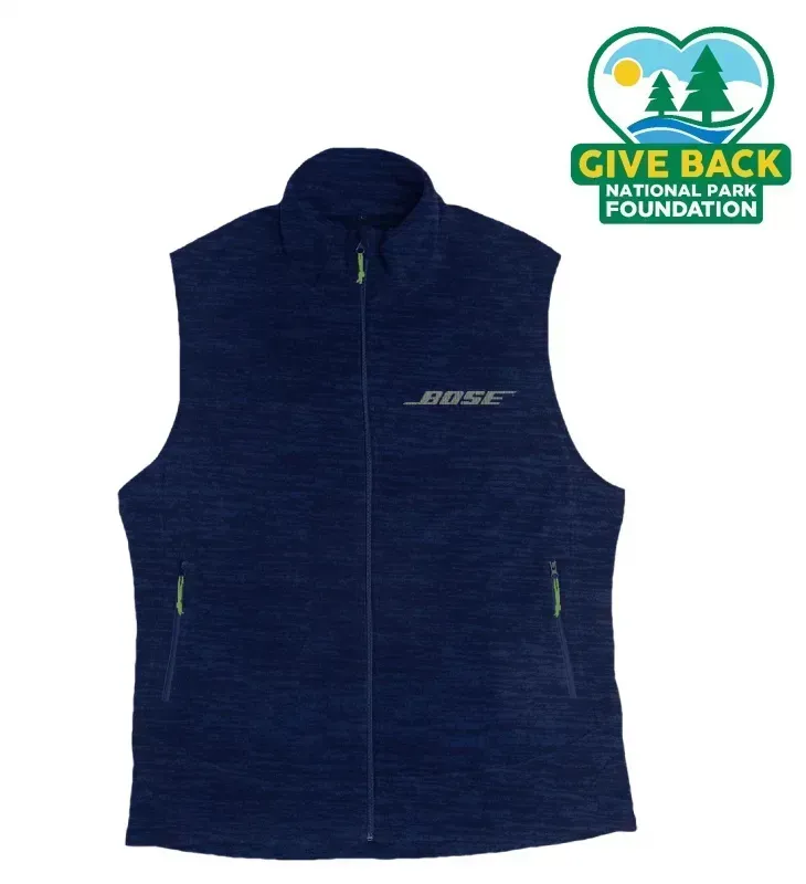 ACE Men's Full Zip Polar Fleece Vest