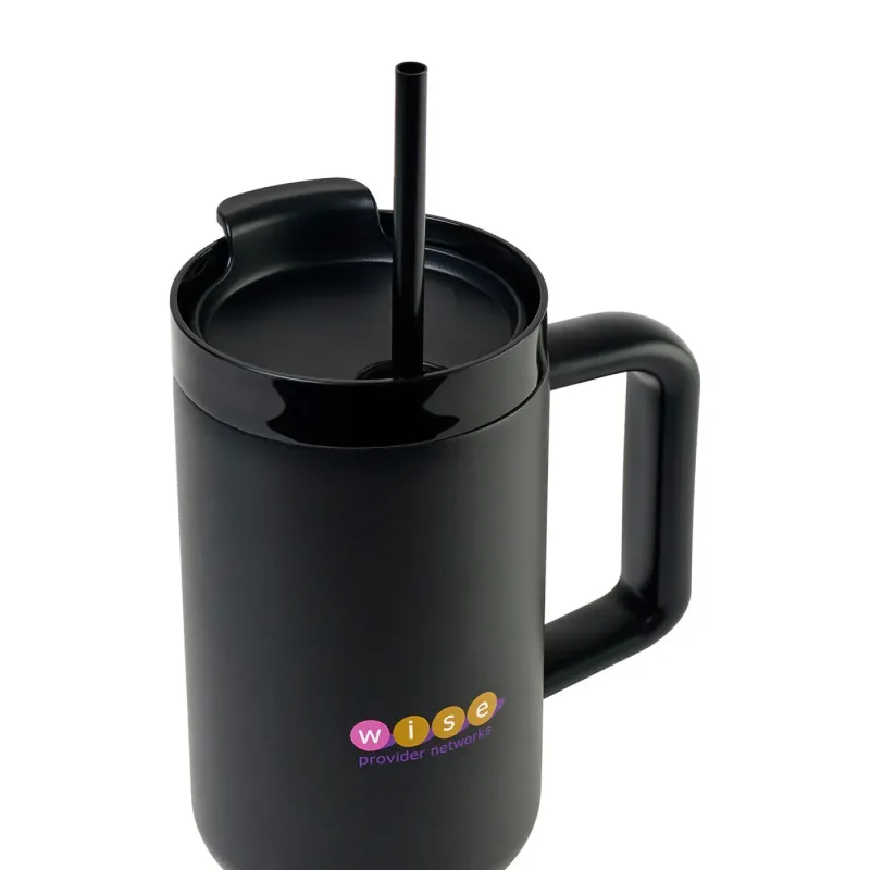 Adrian Travel Tumbler with Straw - 40 Oz. — view 3