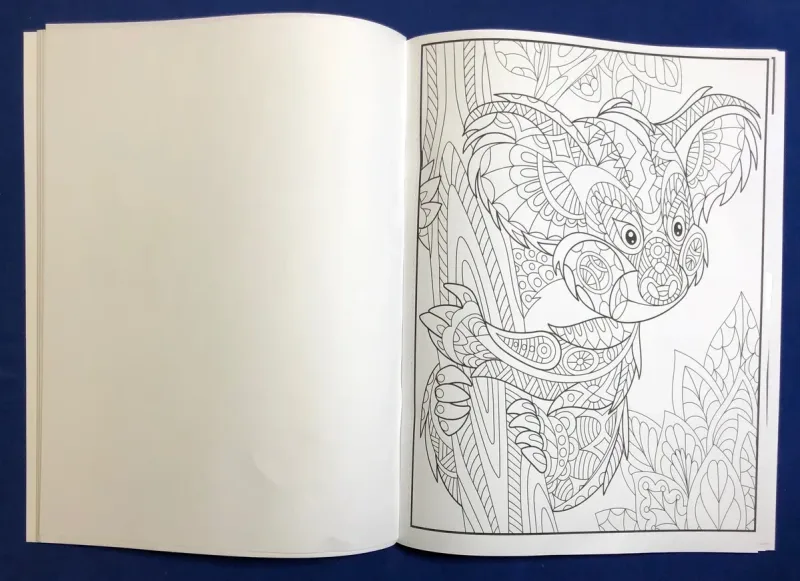 Adult Coloring Book - Animals Stress Relieving Coloring Book for Adults — view 2