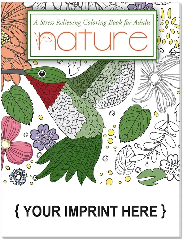 Adult Coloring Book - Nature Stress Relieving Coloring Book for Adults — view 2