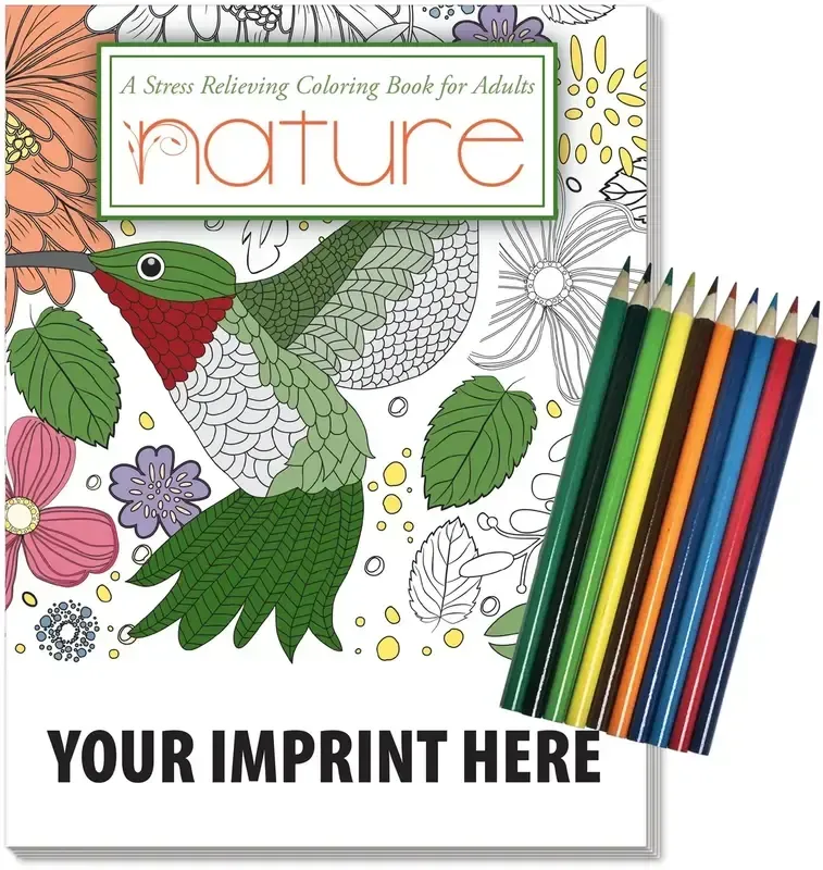 Adult Coloring Book - Nature Stress Relieving Coloring Book for Adults