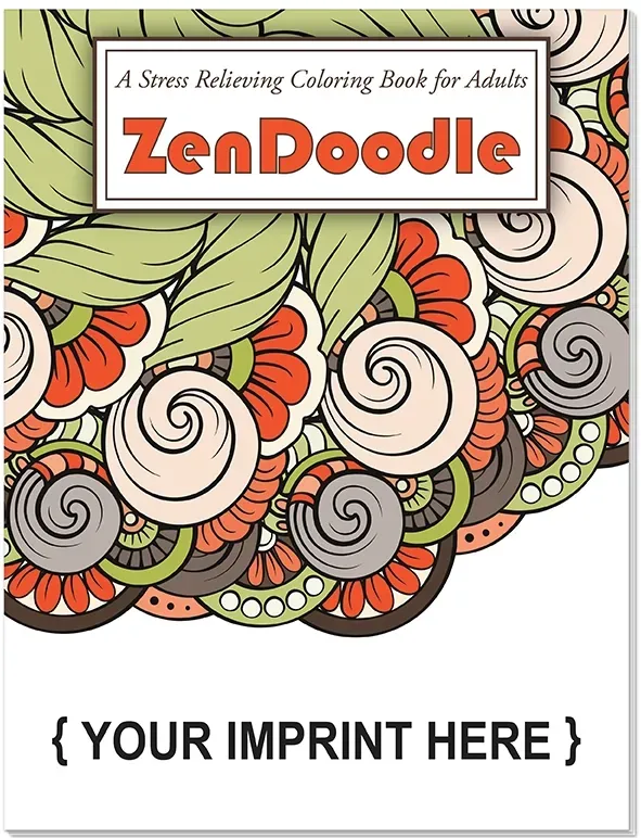 Adult Coloring Book - ZenDoodle Stress Relieving Coloring Book for Adults