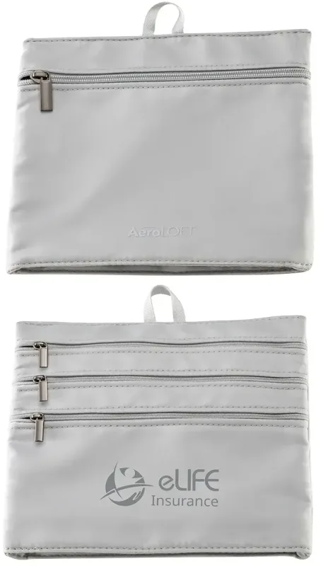 Custom Branded 4-Pocket Zip Organizer — view 2