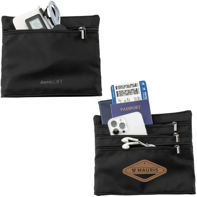 Custom Branded 4-Pocket Zip Organizer — view 8