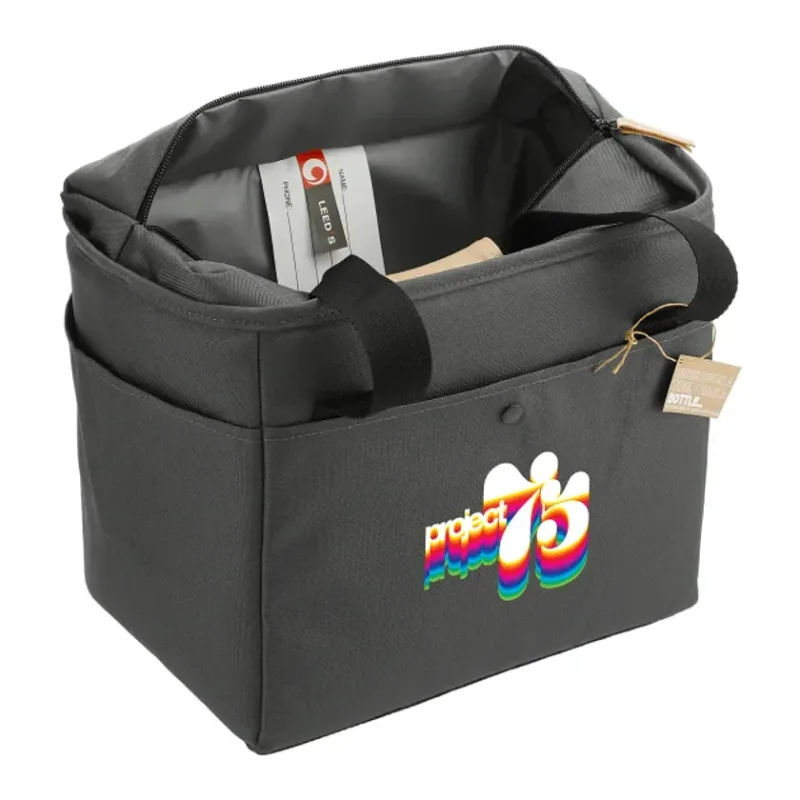Custom Branded Recycled rPET Cooler - 12 Can Capacity — view 8