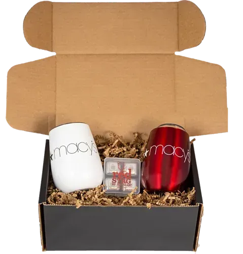 Personalized Branded After Party Kit (Two Pinot 10 oz Stainless Tumblers with Cool Cubes)