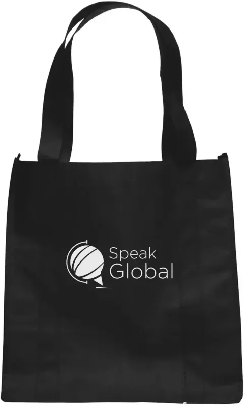 Custom Aisle Hopper Tote Bag with 1 Color Logo — view 2