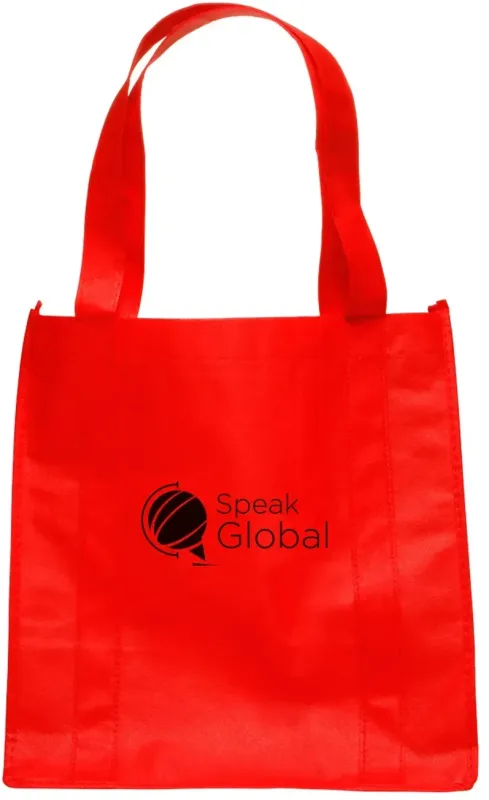 Custom Aisle Hopper Tote Bag with 1 Color Logo — view 7
