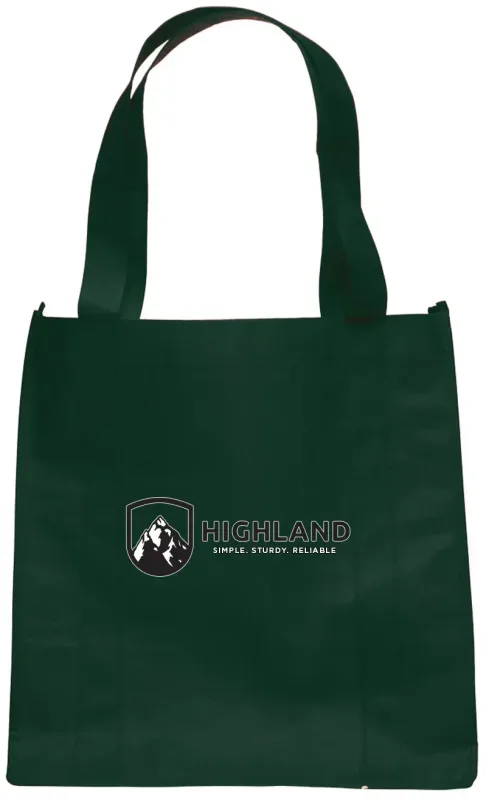 Branded Non-Woven Grocery Tote Bags with 2-Color Logo — view 5