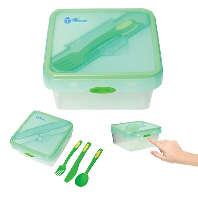 Albertan Lunch Container With Cutlery