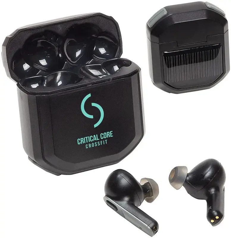 SolarBuds True Wireless Earbuds with Solar Charging Case