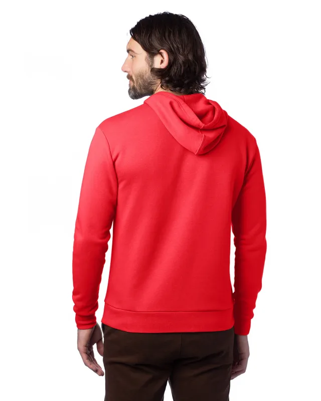 Alternative Adult Eco Cozy Fleece Pullover Hooded Sweatshirt — view 10