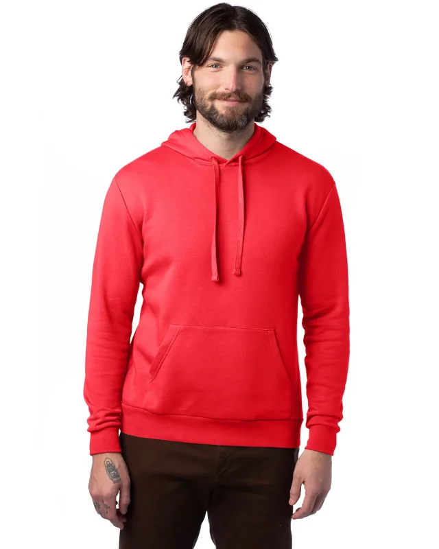 Alternative Adult Eco Cozy Fleece Pullover Hooded Sweatshirt — view 11