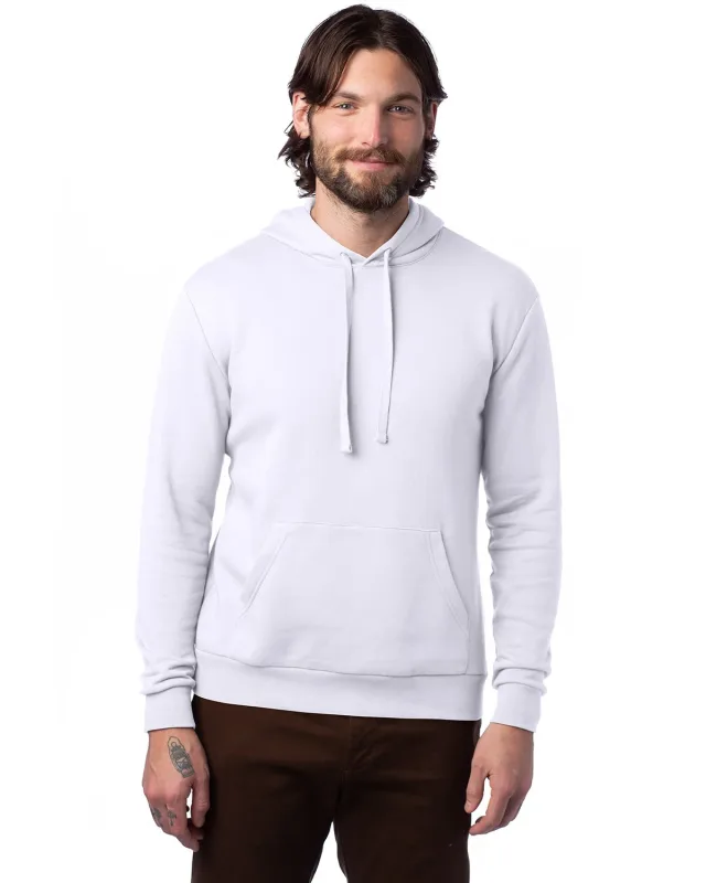 Alternative Adult Eco Cozy Fleece Pullover Hooded Sweatshirt — view 2