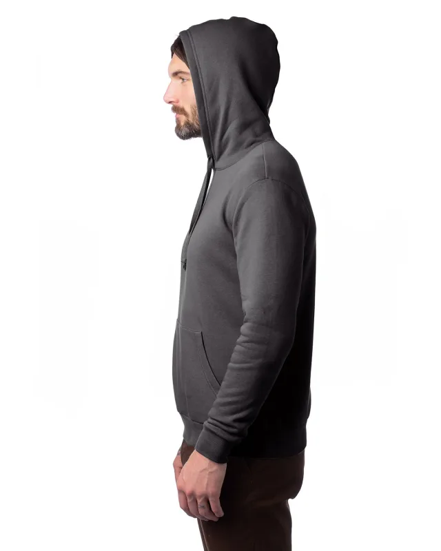 Alternative Adult Eco Cozy Fleece Pullover Hooded Sweatshirt — view 38