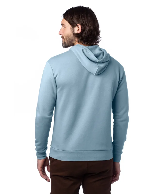 Alternative Adult Eco Cozy Fleece Pullover Hooded Sweatshirt — view 44