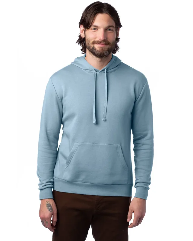 Alternative Adult Eco Cozy Fleece Pullover Hooded Sweatshirt — view 45
