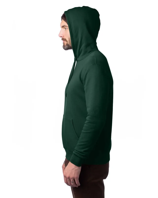 Alternative Adult Eco Cozy Fleece Pullover Hooded Sweatshirt — view 58