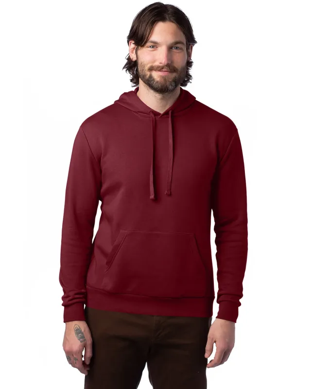 Alternative Adult Eco Cozy Fleece Pullover Hooded Sweatshirt — view 60