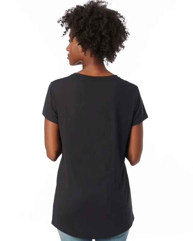 Alternative Ladies' Slinky-Jersey V-Neck T-Shirt — view 13