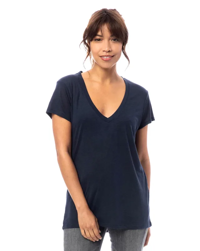 Alternative Ladies' Slinky-Jersey V-Neck T-Shirt — view 18