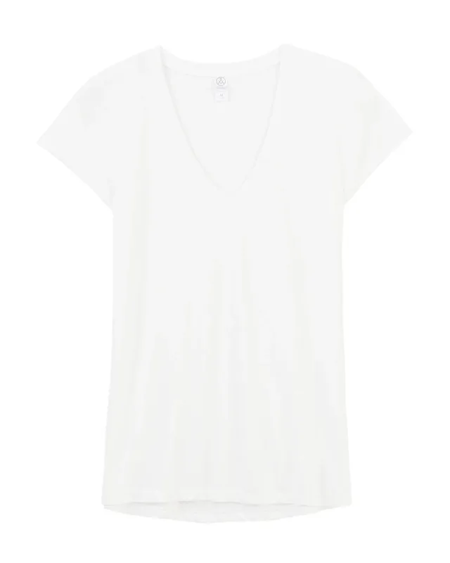 Alternative Ladies' Slinky-Jersey V-Neck T-Shirt — view 2