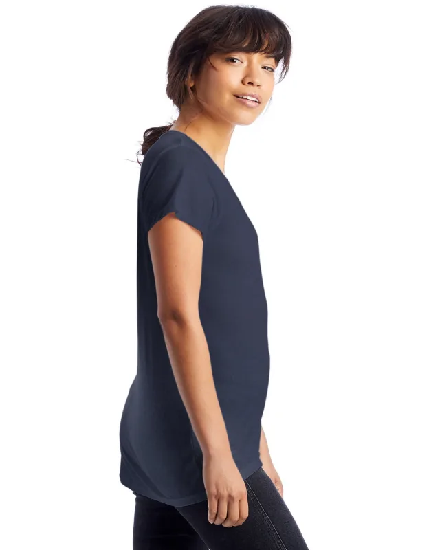Alternative Ladies' Slinky-Jersey V-Neck T-Shirt — view 19