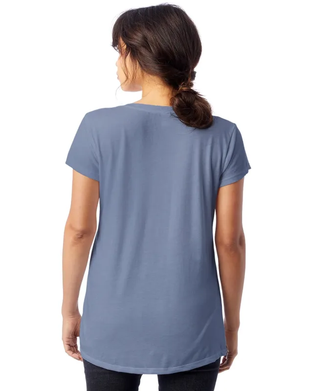 Alternative Ladies' Slinky-Jersey V-Neck T-Shirt — view 20