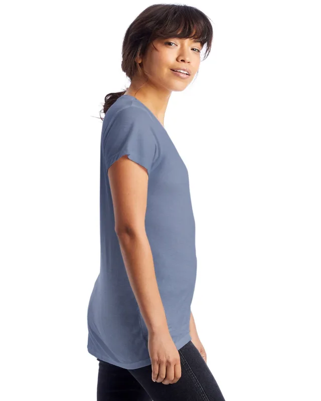 Alternative Ladies' Slinky-Jersey V-Neck T-Shirt — view 23