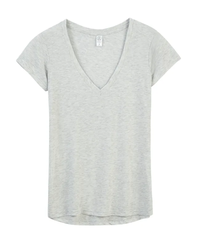 Alternative Ladies' Slinky-Jersey V-Neck T-Shirt — view 27