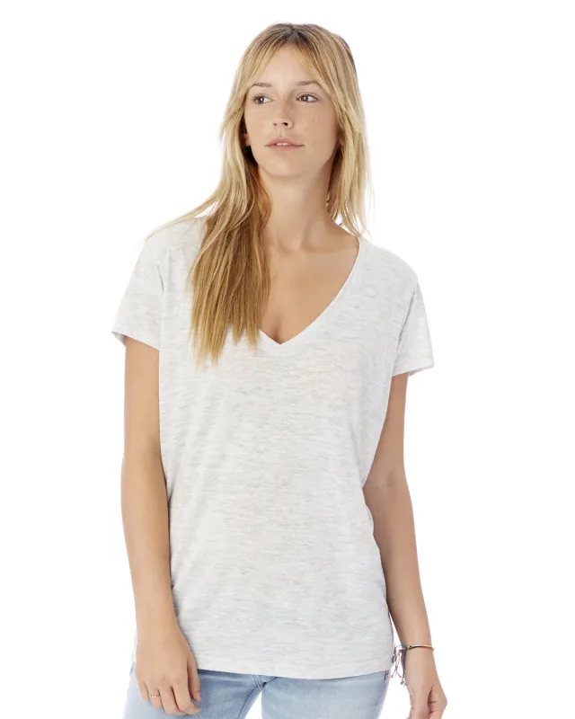 Alternative Ladies' Slinky-Jersey V-Neck T-Shirt — view 28