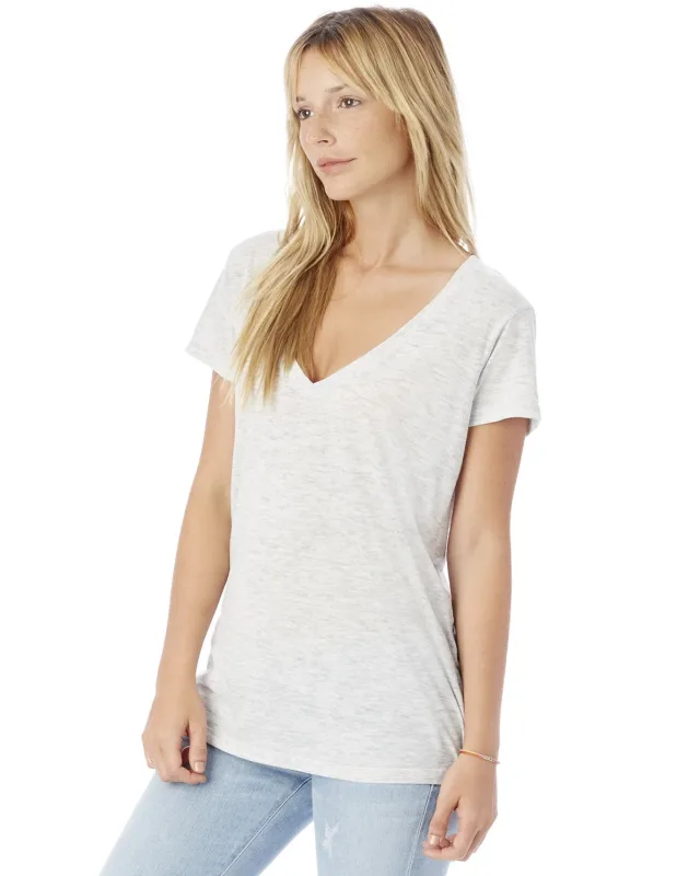Alternative Ladies' Slinky-Jersey V-Neck T-Shirt — view 29