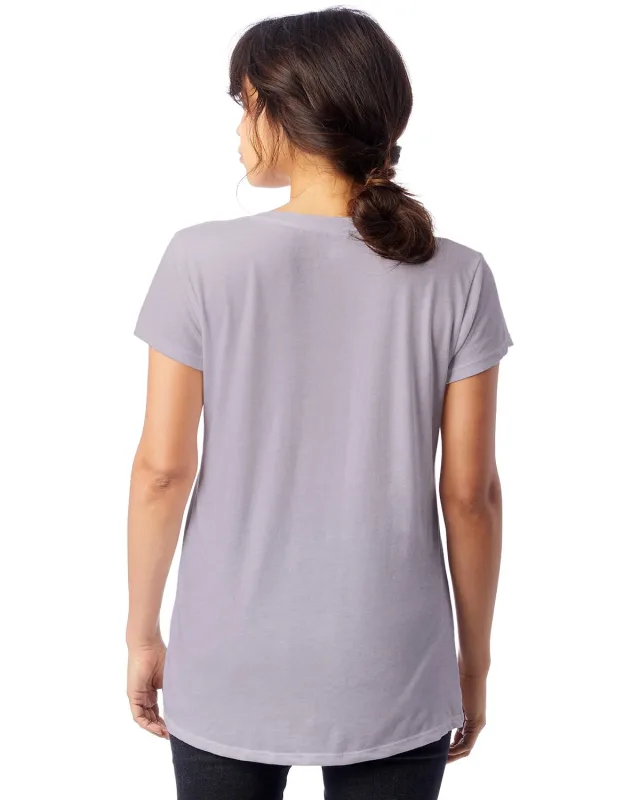 Alternative Ladies' Slinky-Jersey V-Neck T-Shirt — view 5