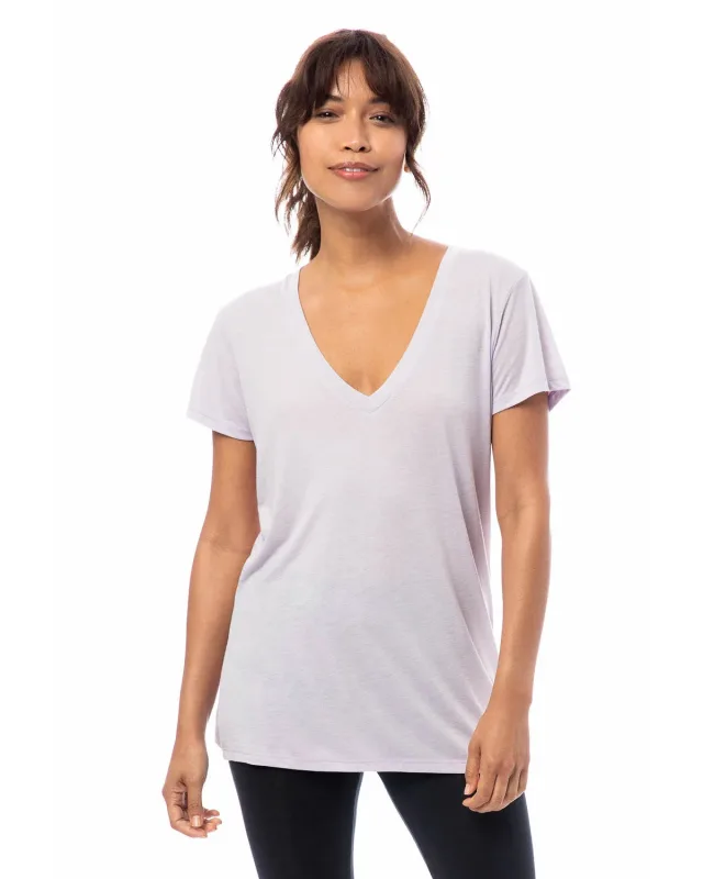 Alternative Ladies' Slinky-Jersey V-Neck T-Shirt — view 7