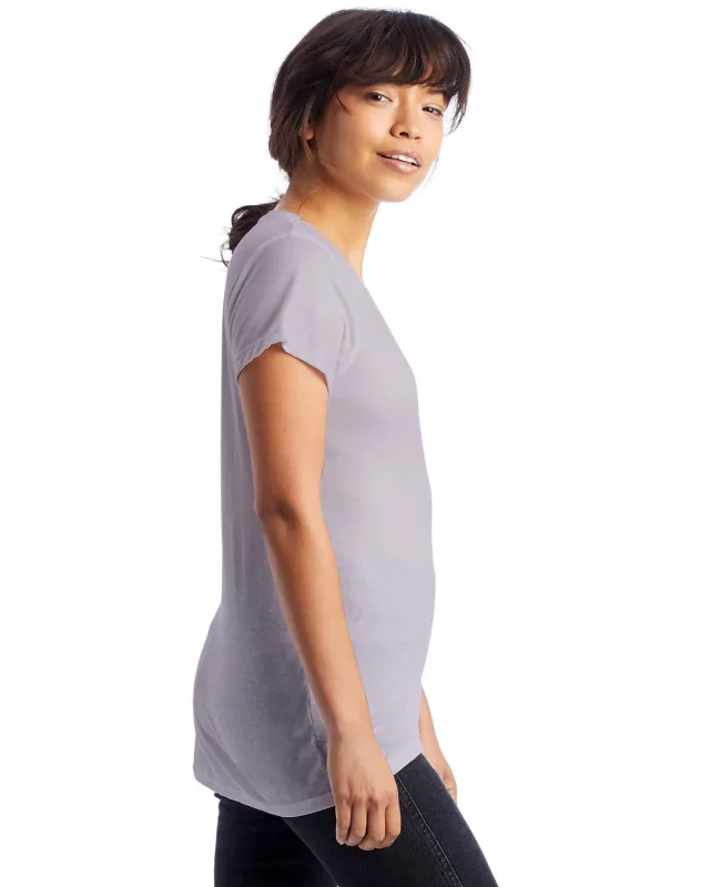 Alternative Ladies' Slinky-Jersey V-Neck T-Shirt — view 8