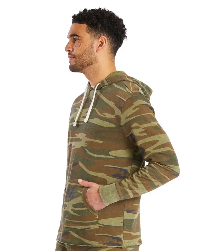 Alternative Men's School Yard Pullover Hooded Sweatshirt — view 9