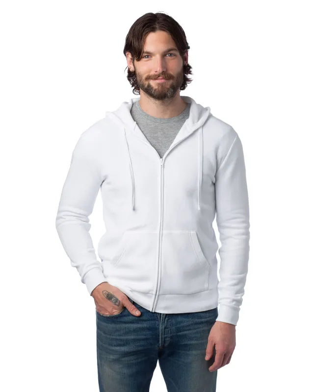 Alternative Unisex Eco-Cozy Fleece Zip Hooded Sweatshirt — view 2