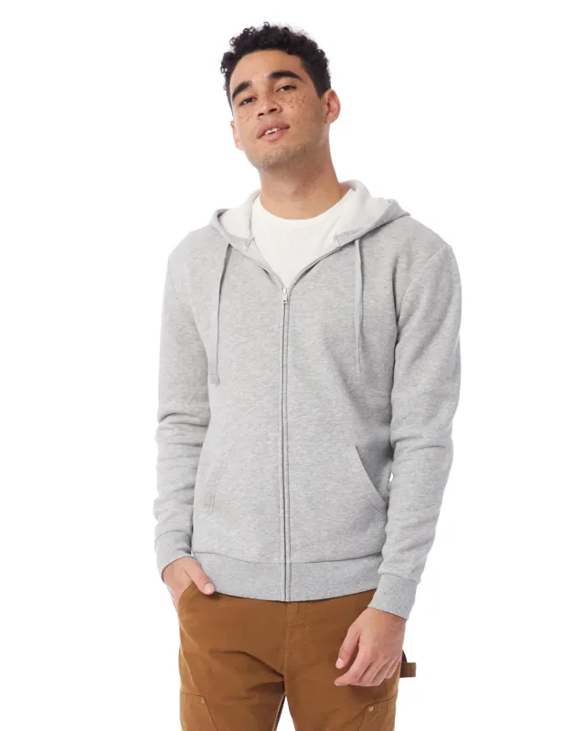 Alternative Unisex Eco-Cozy Fleece Zip Hooded Sweatshirt — view 3