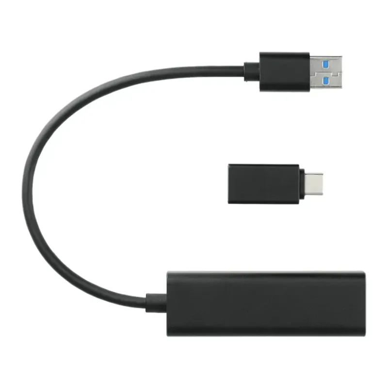 Custom Branded 4-Port USB 3.0 Hub with Type C Adapter — view 3