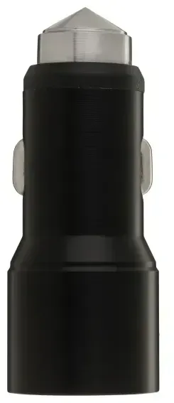 Personalized Dual USB Car Charger with Emergency Hammer — view 3