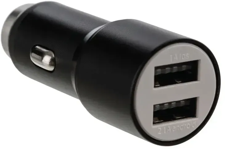 Personalized Dual USB Car Charger with Emergency Hammer — view 4