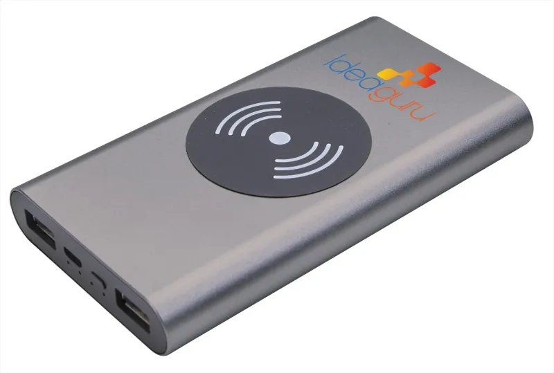 Custom Aluminum HD Wireless Power Bank 10,000 mAh — view 2